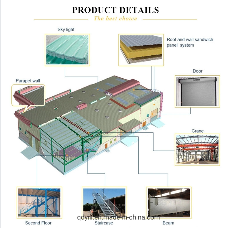 Prefabricated Good Quality Portable Steel Structure Plant