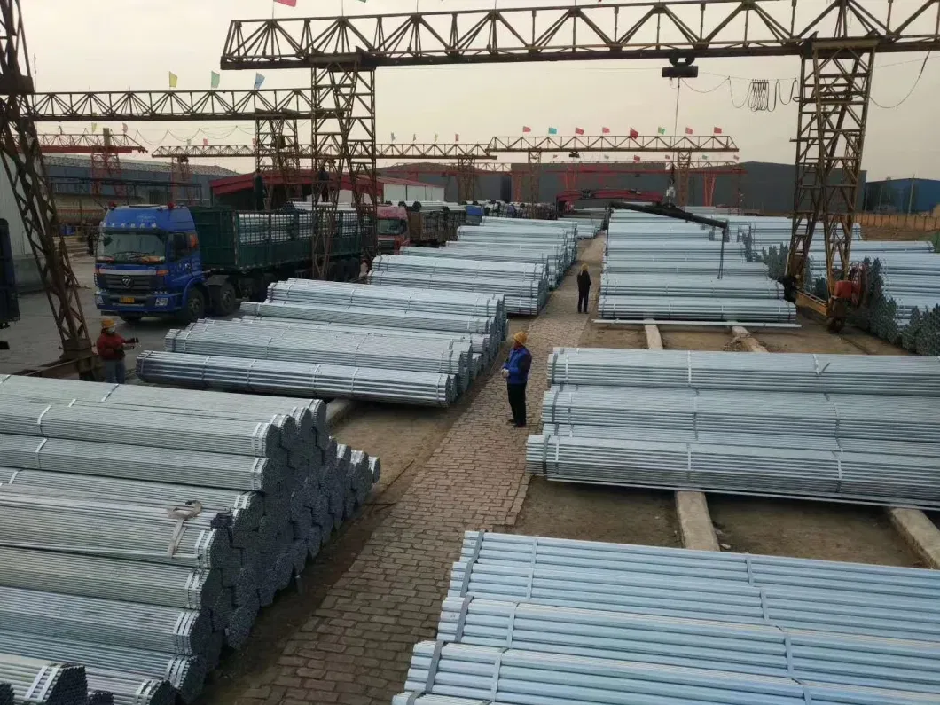 China Supplier Low Price Large Stock Steel Pipe Gi A53 Hot Rolled Galvanized Steel Tube Pipe