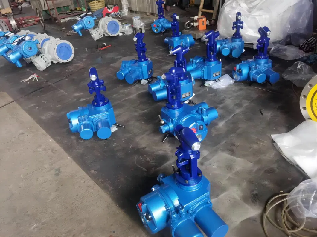 Intelligent all-in-one electric chromium-molybdenum steel globe valve