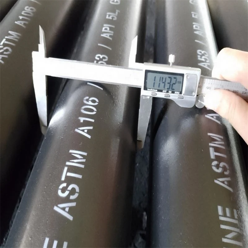 China Factory Price ASTM A106 API 5L Grade B Schedule 40 Sch80 Seamless Smls Carbon Steel Pipe Seamless Tube