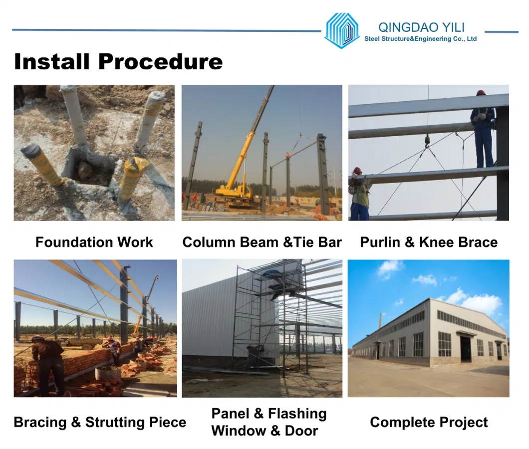 2019 New Style Prefab Materials Structural Steel Construction Plant