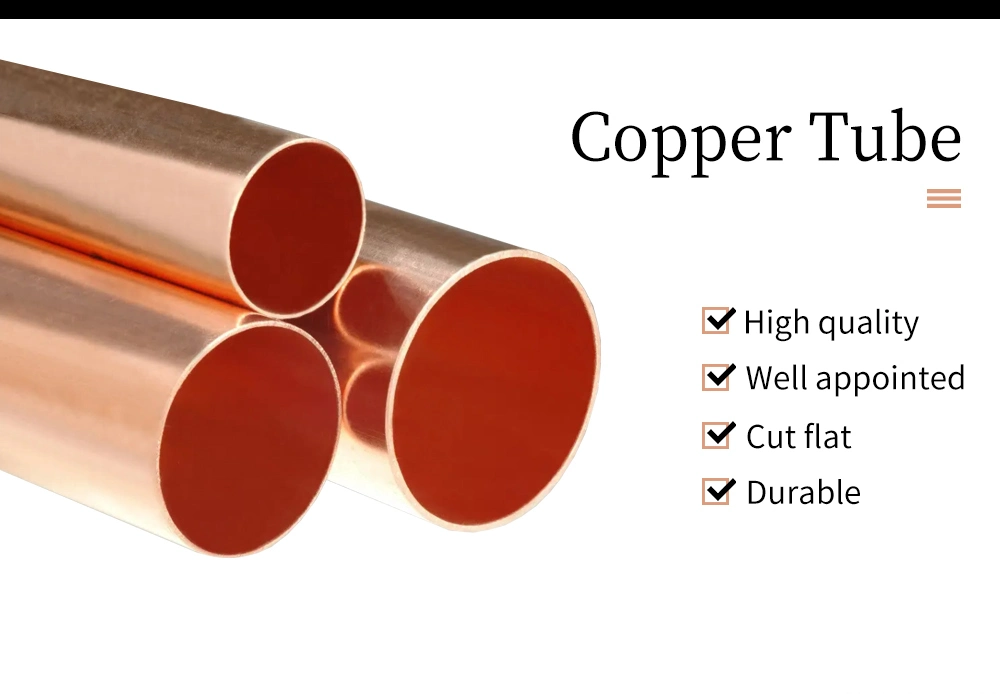 High Quality 1/2&prime;&prime; 3/8&prime;&prime; 3/16&prime;&prime; Copper Pipe From China Manufacturer