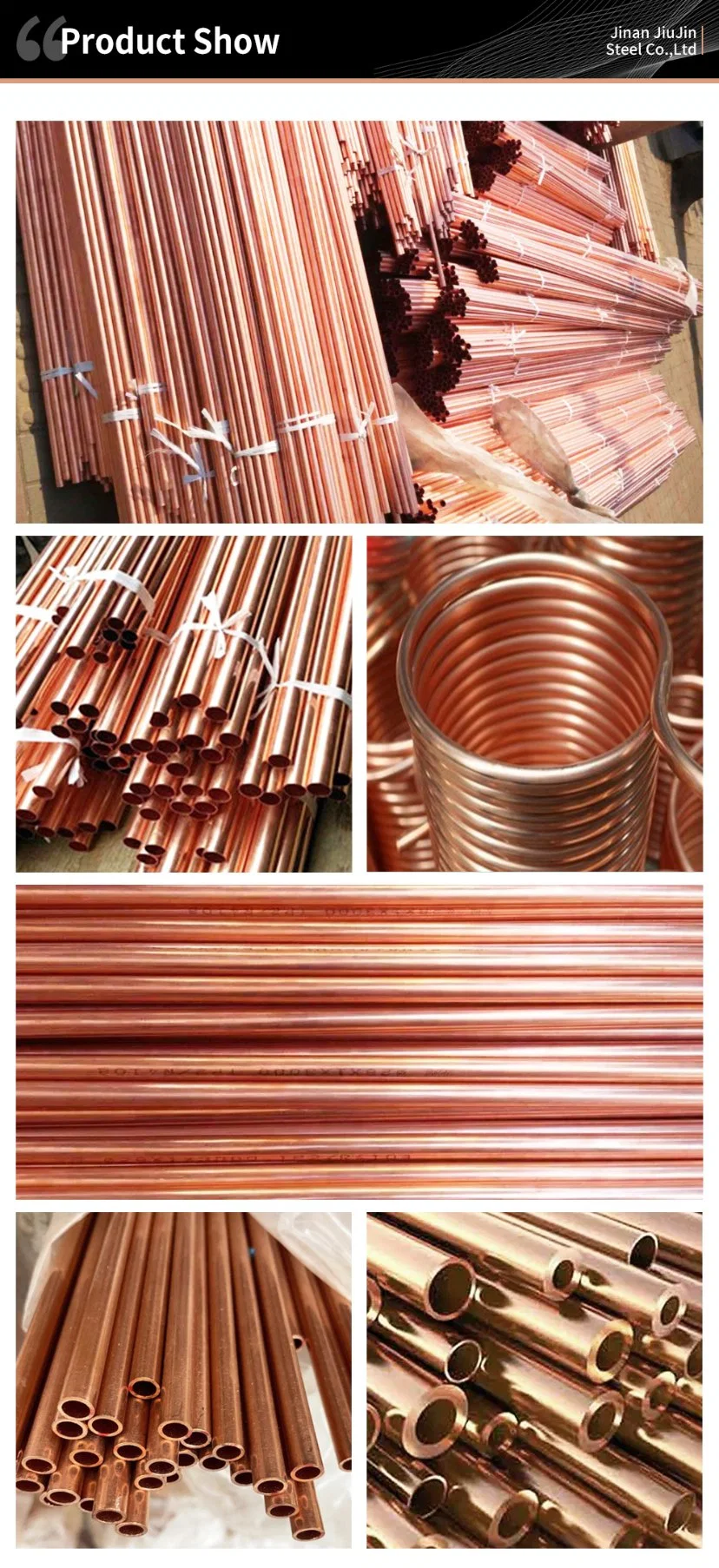 High Quality 1/2&prime;&prime; 3/8&prime;&prime; 3/16&prime;&prime; Copper Pipe From China Manufacturer