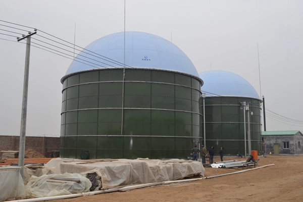 6000m3 Cstr Enamel Steel Anaerobic Reactor/Digester Biogas Plant