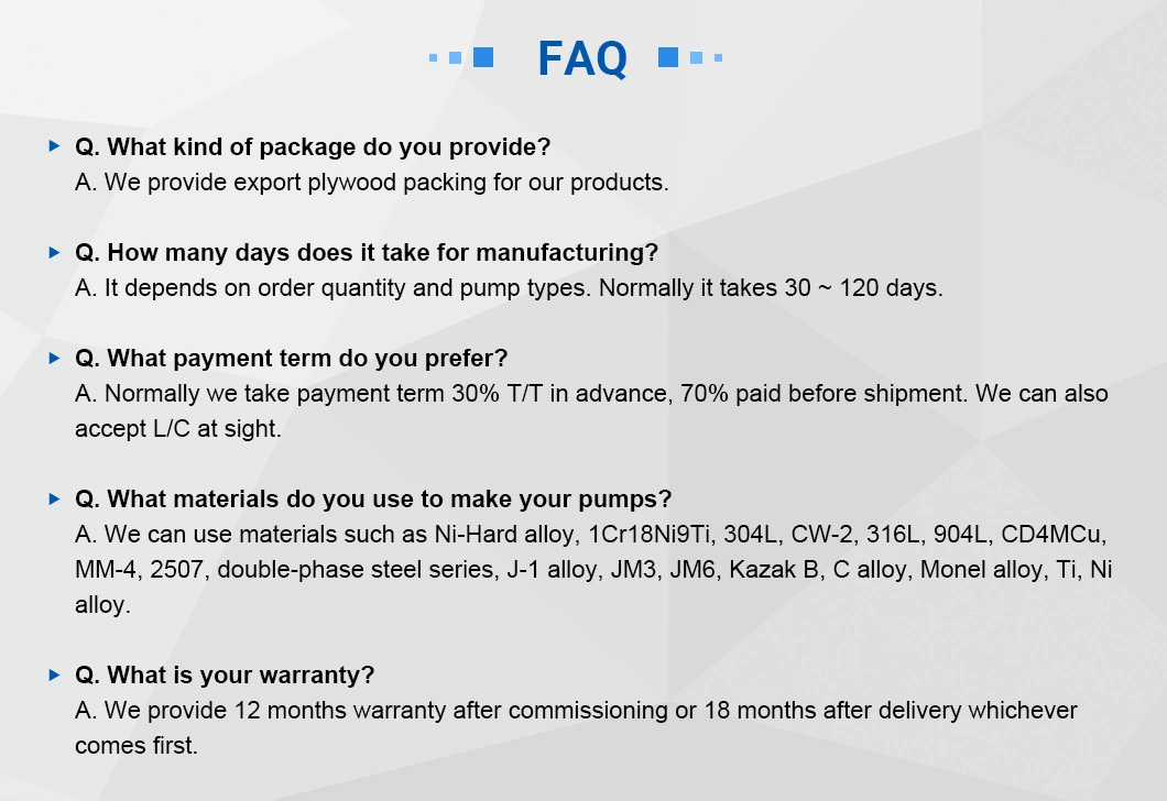 Bb5 (FHB) Multistage High Pressure Centrifugal Water Pump for Wastewater Treatment