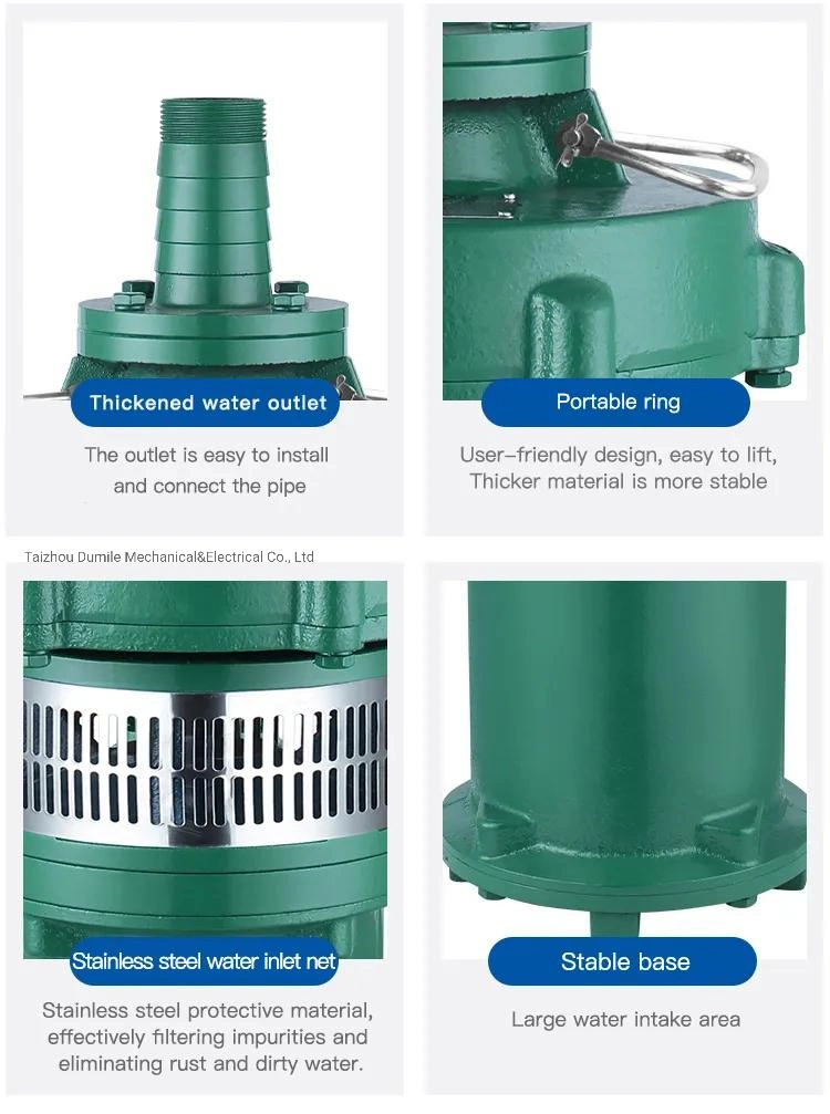 Oil Filled Clean Water Electric Submersible Pump Centrifugal Oil Dipped Water Pump for Factory Domestic Wastewater