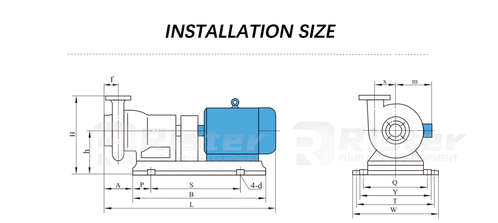 Chemical Liquid Transfer Pump Ammonia Pump Waste Water Treatment Pump