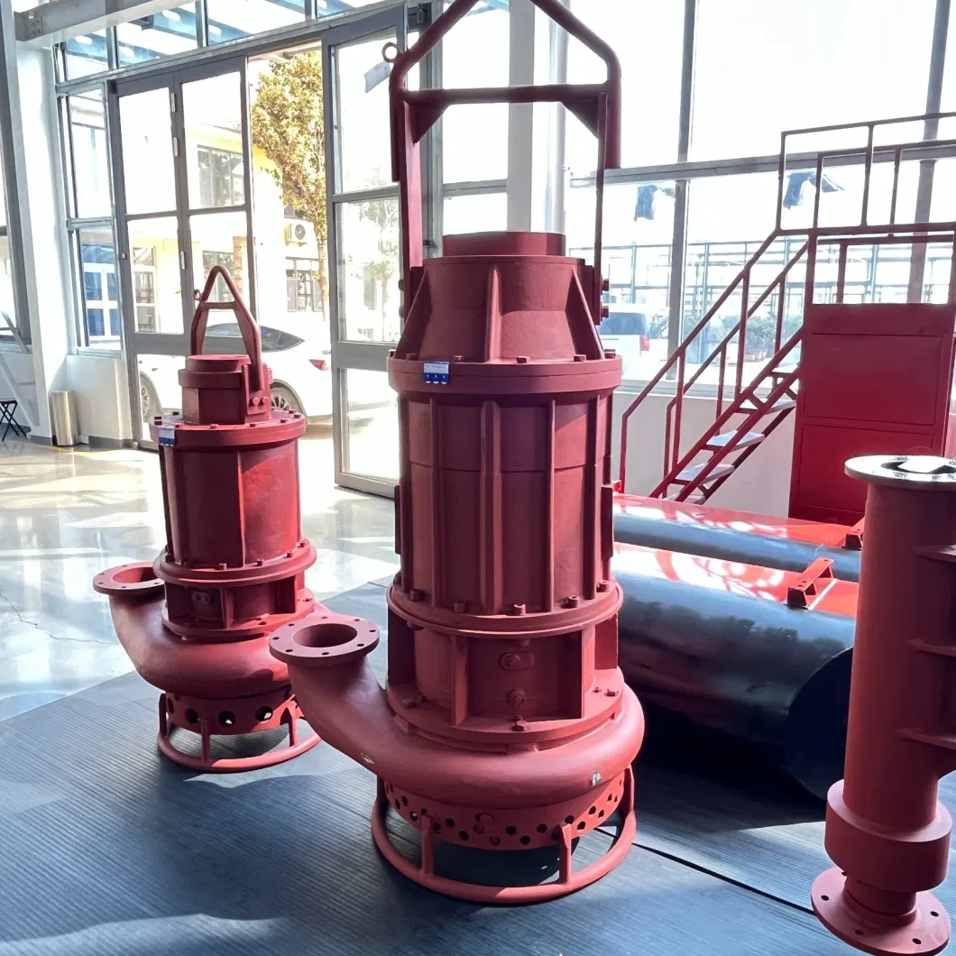 Deep Water Wear-Resistant Hydraulic Submersible Slag Slurry Pump for Electric Plant Chemical Plant Pipelines Blast Furnace Solid Particle with Mixing Impellers