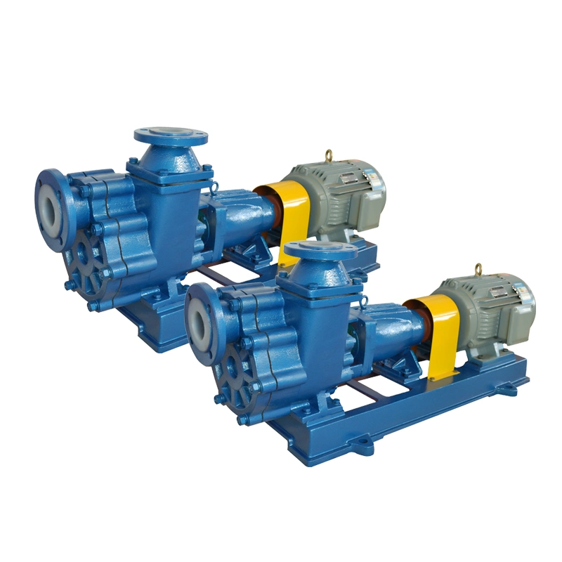 100fzb-45 Acid and Alkali Resistant 1.5-30kw Liquid Chemicals Self-Priming Pump