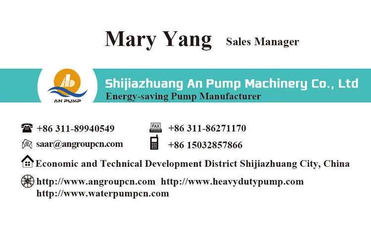 Sewage Treatment Plant Submersible Sewage Water Pump