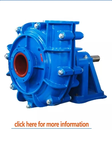 Erosion Resistan Rubber Lined Centrifugal Sand Pump for Sand Washing