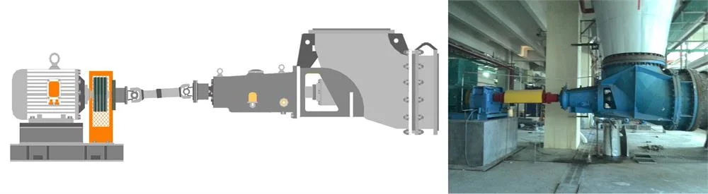 Horizontal Chemical Axial Flow Pump, Forced Circulation Pump, Propeller Elbow Pump