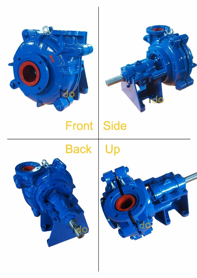 Fractional Fine Sand Corrosion Resistant Horizontal Centrifugal Slurry Pump for Mine