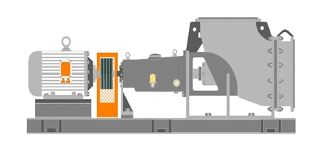 PFA/PTFE/FEP/PVDF/F46 Lined Horizontal Axial Flow Pump for Sodium Hypochlorite