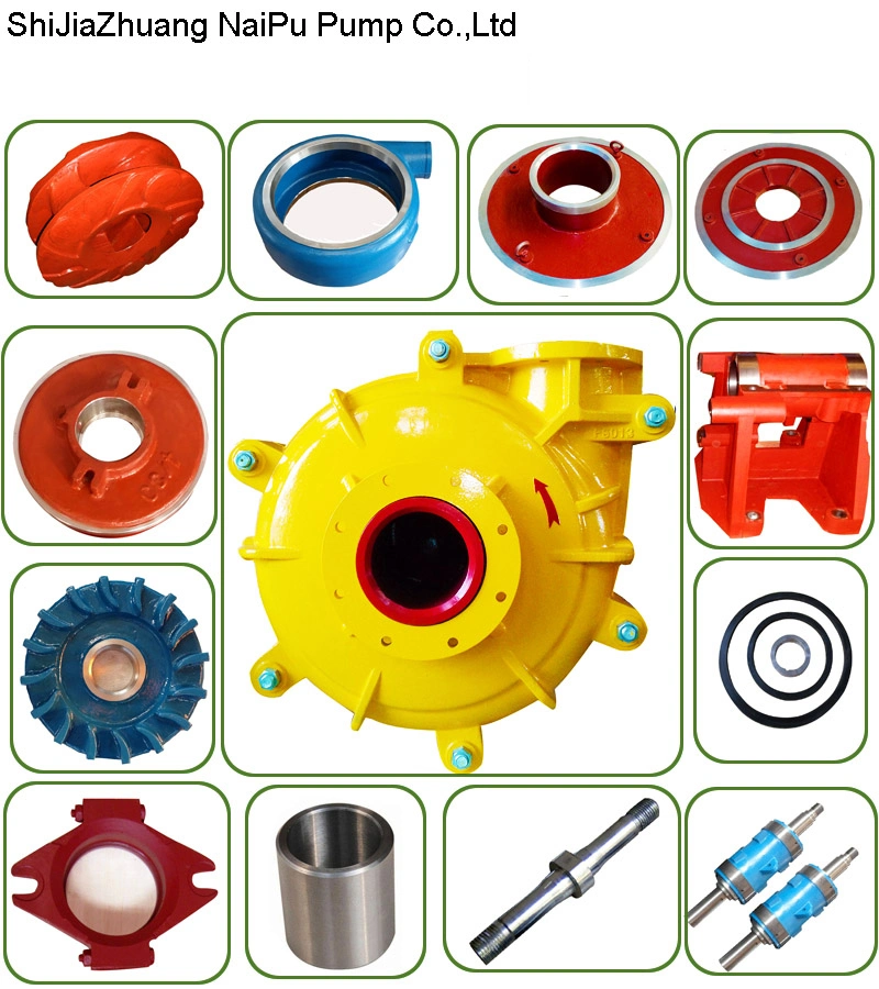 Naipu Erosion Resistant White Iron Horizontal Slurry Pump