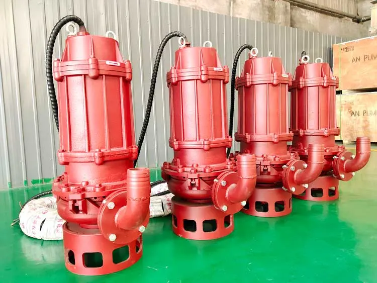 Motor Driven Acid Resistant Submersible Slurry Pump Vertical Type