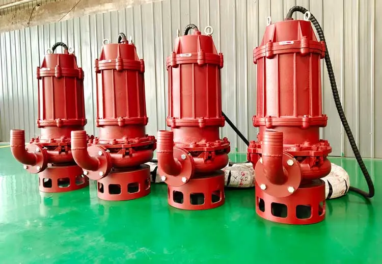 Motor Driven Acid Resistant Submersible Slurry Pump Vertical Type