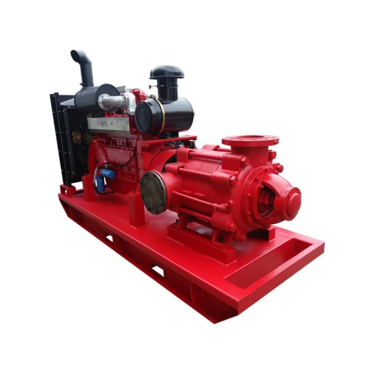 Jiahua Factory Horizontal Multistage Diesel Engine Centrifugal Water Pump/Sea Water High-Rise Water Supply Pump/Self-Priming Sewage Pump for Dewatering Flow