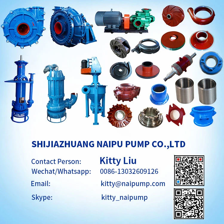 Naipu Erosion Resistant White Iron Horizontal Slurry Pump