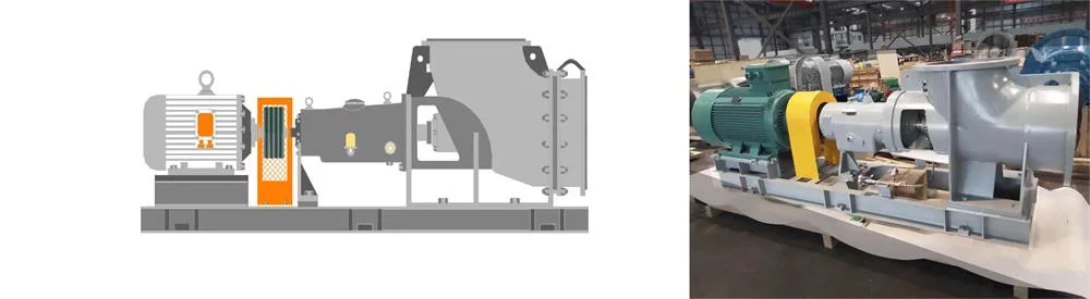 Horizontal Chemical Axial Flow Pump, Forced Circulation Pump, Propeller Elbow Pump