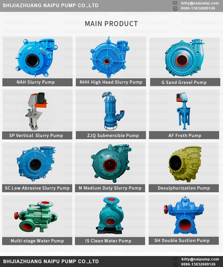 Erosion Resistant Heavy Duty Mill Discharge Slurry Pumps