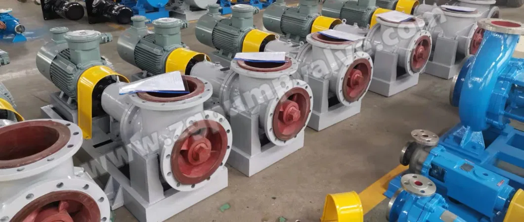 PFA/PTFE/FEP/PVDF/F46 Lined Horizontal Axial Flow Pump for Sodium Hypochlorite