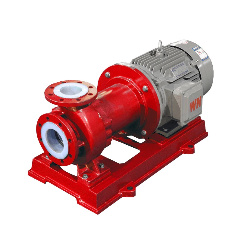 Oleum Resistant Magnetic Coupled FEP PTFE Lined Chemical Acid Pumps