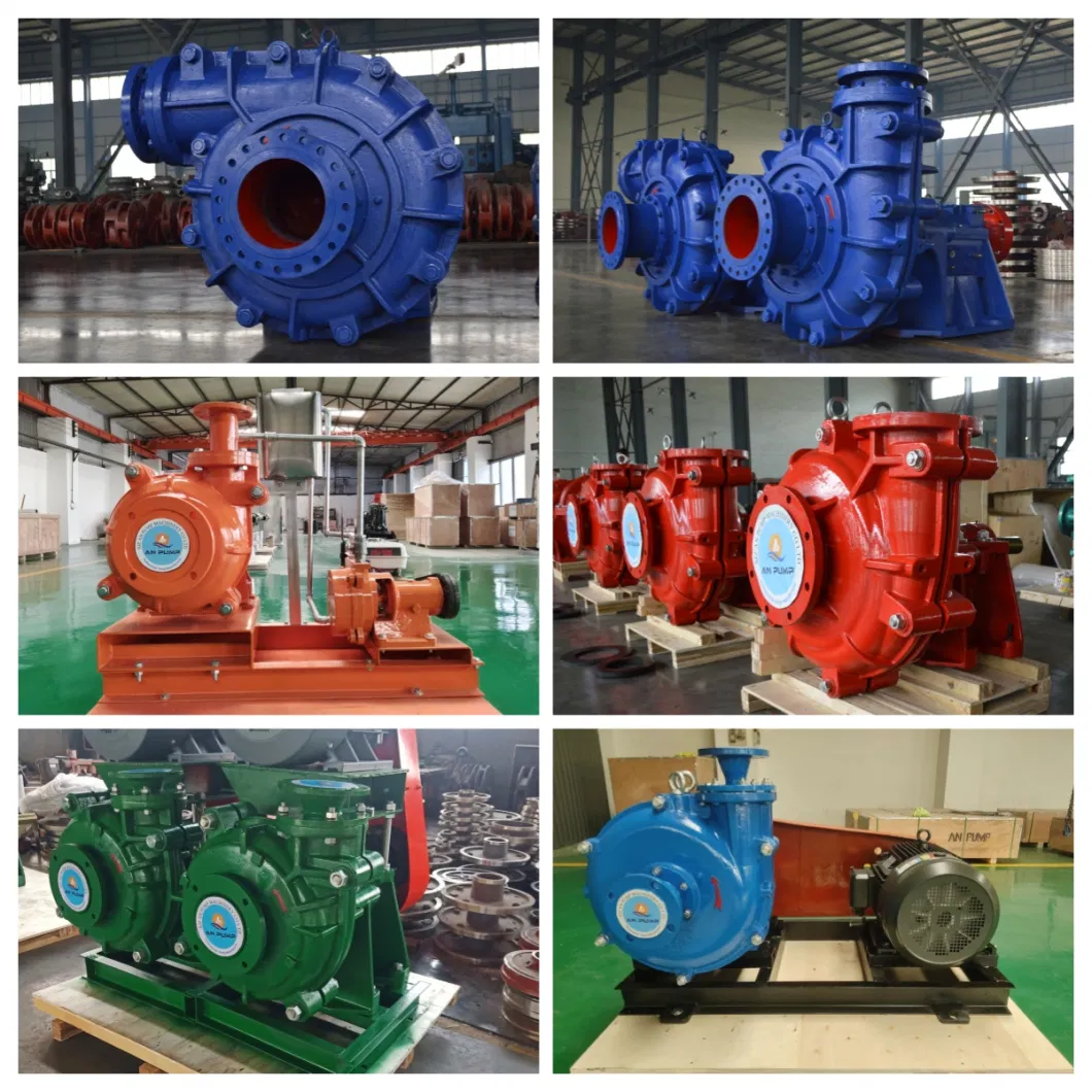 Horizontal Heavy Duty Large Flow Wear-Resistant and Corrosion-Resistant Mud Mining Sand Slurry Gravel Diesel Electric Slurry Pump