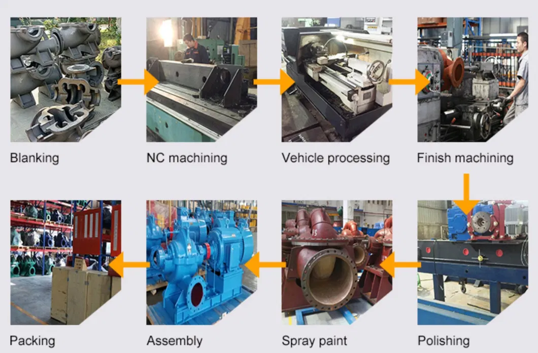 Oil-Free High-Capacity Double-Suction Pump for Water Recycling in Wastewater Treatment Plants