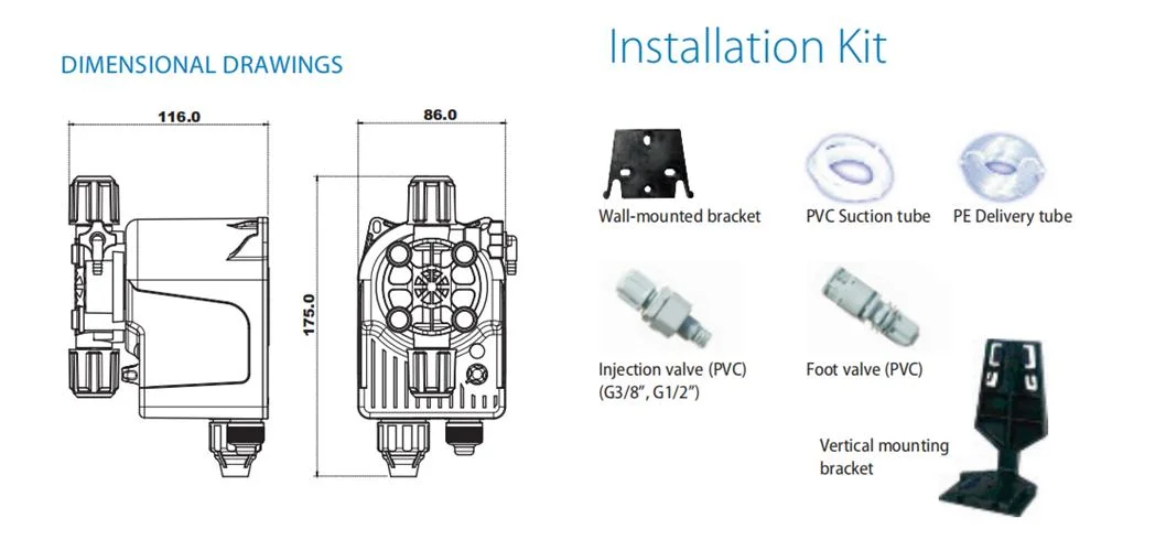 High Efficiency Seko Chemical Dosing Pump for Water Treatment System