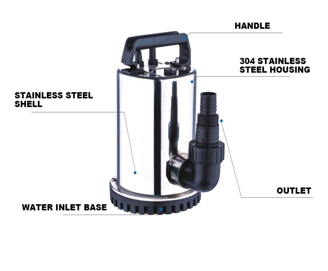 Ssp Plastic Submersible Chemical Pump for Household Corrosion Resistant High Lift Mute