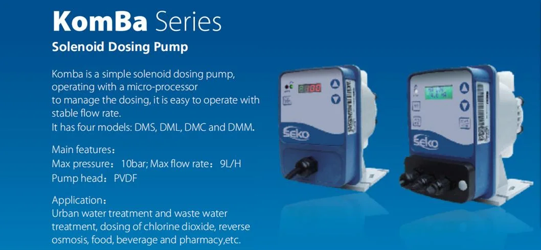 High Efficiency Seko Chemical Dosing Pump for Water Treatment System