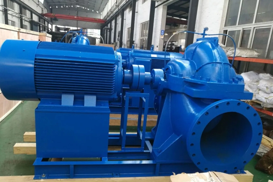 Industrial Electric High Pressure Horizontal Single Stage Double Suction Centrifugal Water Pump for Farmland Irrigation