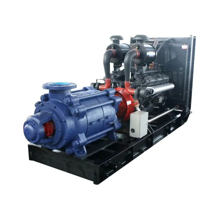 Jiahua Factory Horizontal Multistage Diesel Engine Centrifugal Water Pump/Sea Water High-Rise Water Supply Pump/Self-Priming Sewage Pump for Dewatering Flow