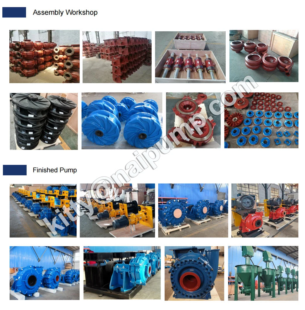 Corrosion-Resistant Stainless Steel Centrifugal Slurry Pump 8/6