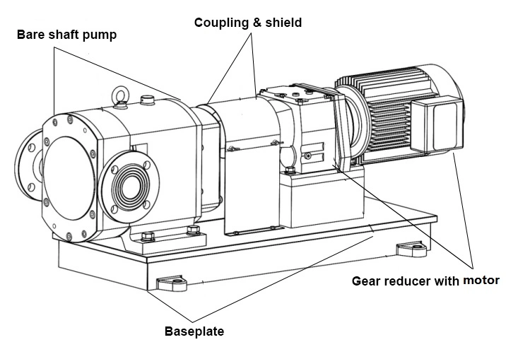 Stainless Steel Sanitary Food Chemical Grade Positive Displacement Rotary Lobe Pumps