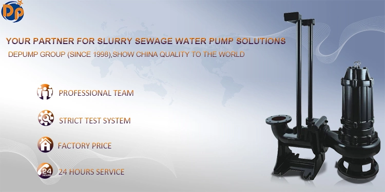 High Pressure Centrifugal Sewage Pump for Dirty and Waste Water Treatment