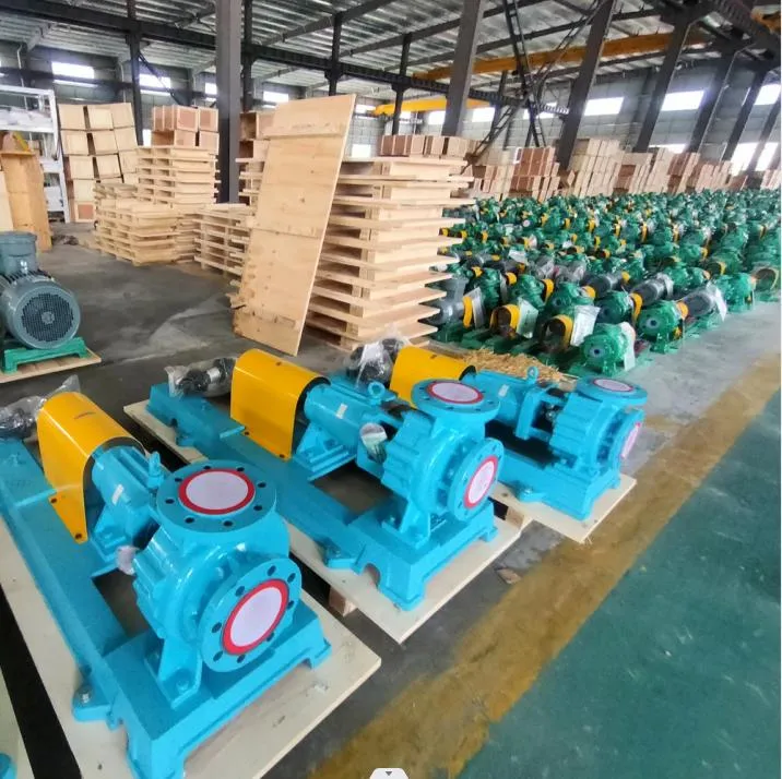 Corrosion Resistant Injection High Quality End Suction Centrifugal Chemical Pump with Motor