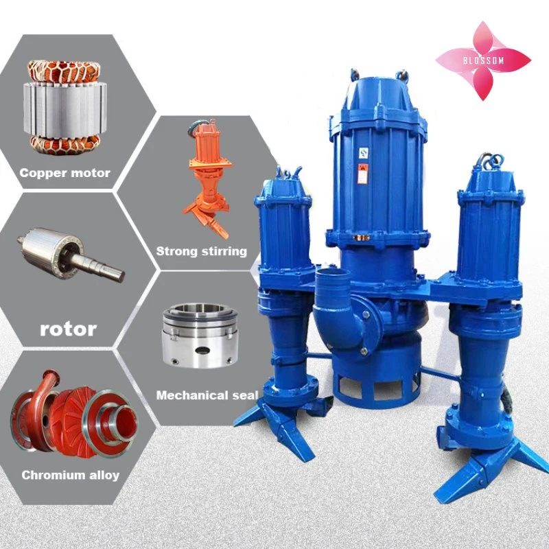 Zjq Industrial Submersible Dredging Sand Sewage Slurry Pump with Non-Clogging Impeller Design for Wastewater Treatment Plants