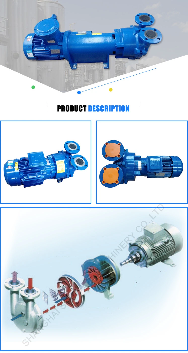 Customized Water Ring Vacuum Pump High Temperature Resistant