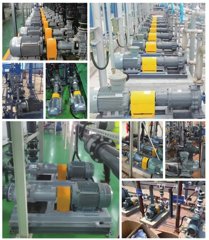 Munnicipal Sewage Treatment Anti-Acid/Alkali Fluoroplastic Alloy Chemical Centrifugal Water Pump