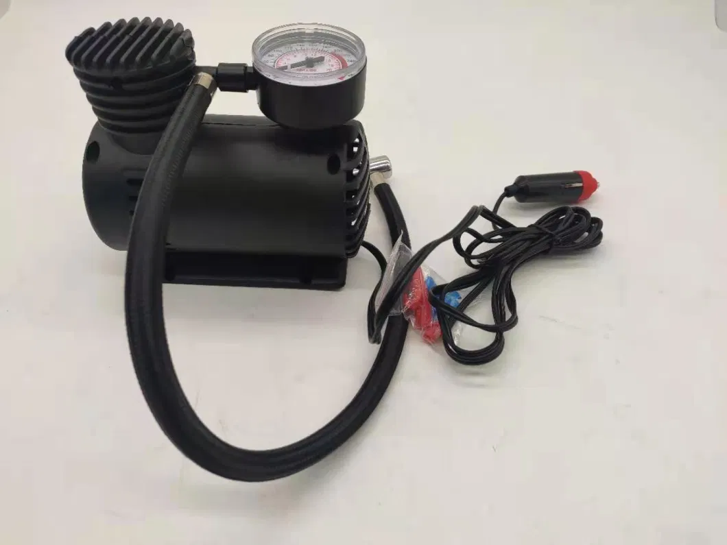 12V Miniature Locomotive Inflator Portable Tire Pump for Vehicle