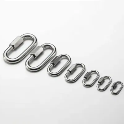304 Stainless Steel Heavy Duty Carabiner Spring Snap Hook Clip