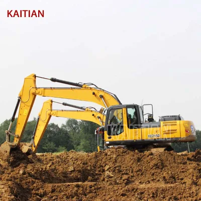 21.5 Ton Digger Crawler Excavator Mini Earth-Moving Machine with Degree Swing Arm