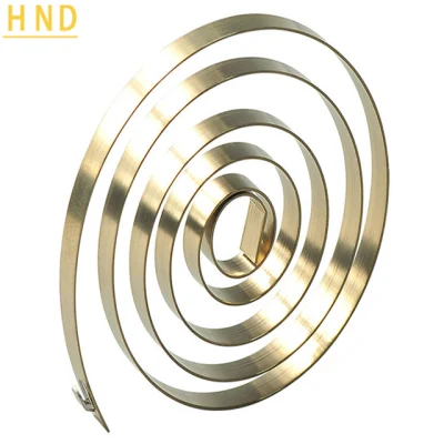 Light Metal Industrial Flat Spiral Torsion Spring Manufacturers to Figure Custom