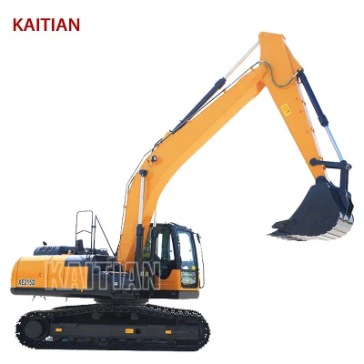 21.5 Ton Digger Crawler Excavator Mini Earth-Moving Machine with Degree Swing Arm