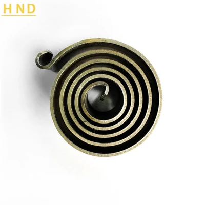 Light Metal Industrial Flat Spiral Torsion Spring Manufacturers to Figure Custom