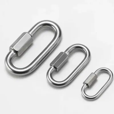 304 Stainless Steel Heavy Duty Carabiner Spring Snap Hook Clip