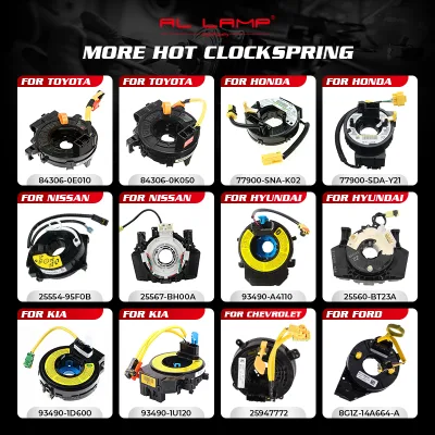 Factory Brand Wholesale Air Bag Steering Wheel Hairspring Spiral Cable Clock Spring for Toyota Nissan Mitsubishi Honda Mazda Suzuki KIA Hyundai Japanese Car
