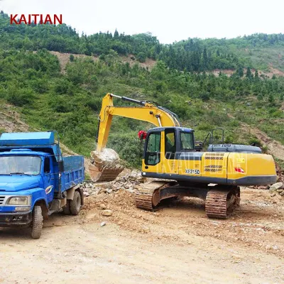 21.5 Ton Digger Crawler Excavator Mini Earth-Moving Machine with Degree Swing Arm